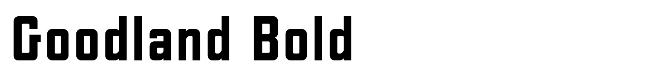 Goodland Bold